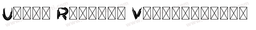 Ultra Regular Versio字体转换